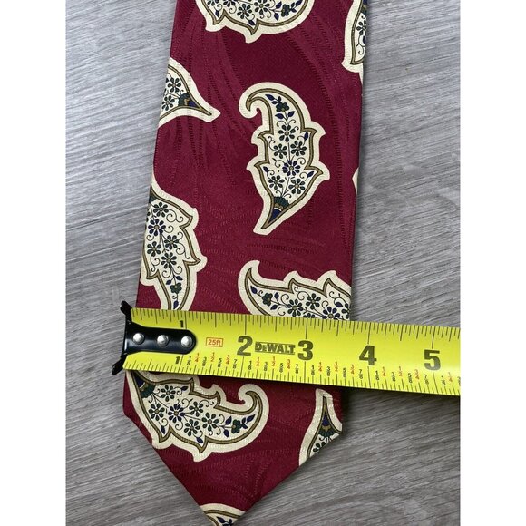 Michael Jacobs Collection for Nordstrom Men’s Red Floral / Paisley Tie - Picture 6 of 6